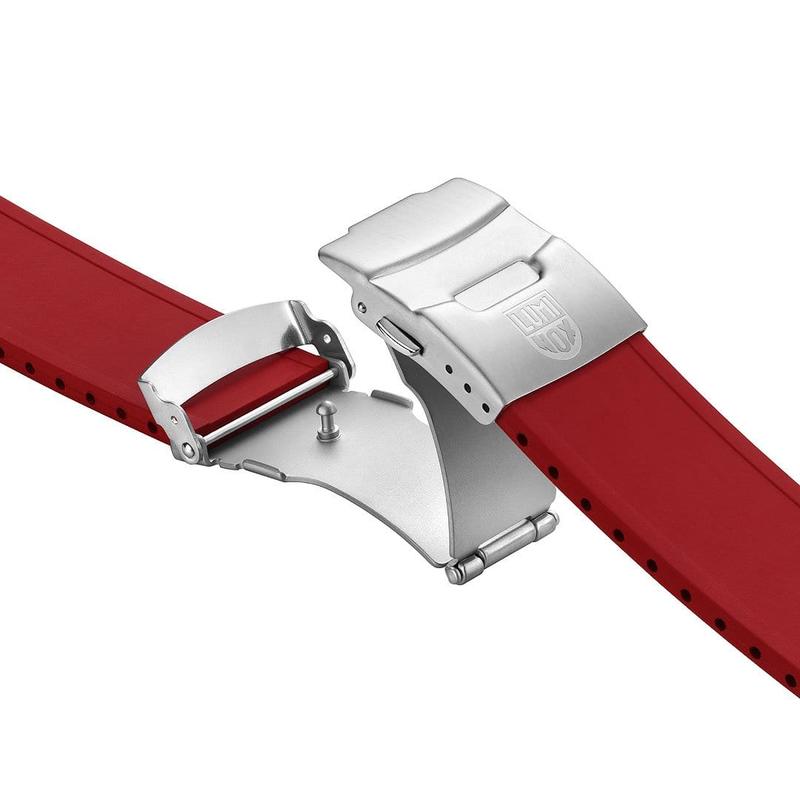 Luminox Red Nitrile Rubber Watch Strap 24mm